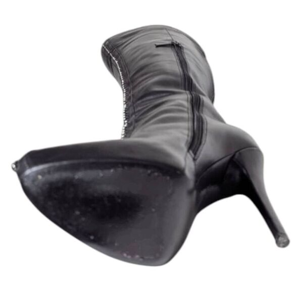 REPORT SIGNATURE Jacqueline Studded Leather Over The Knee Boot Size 7 - Picture 8 of 11